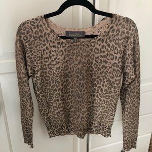 Charlotte Tarantola Leopard Printed Sweatshirt